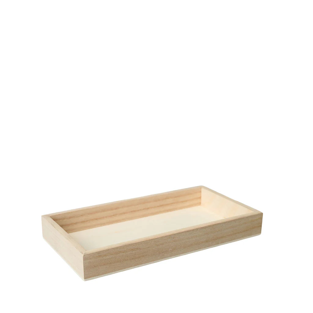 Dekotablett aus Holz